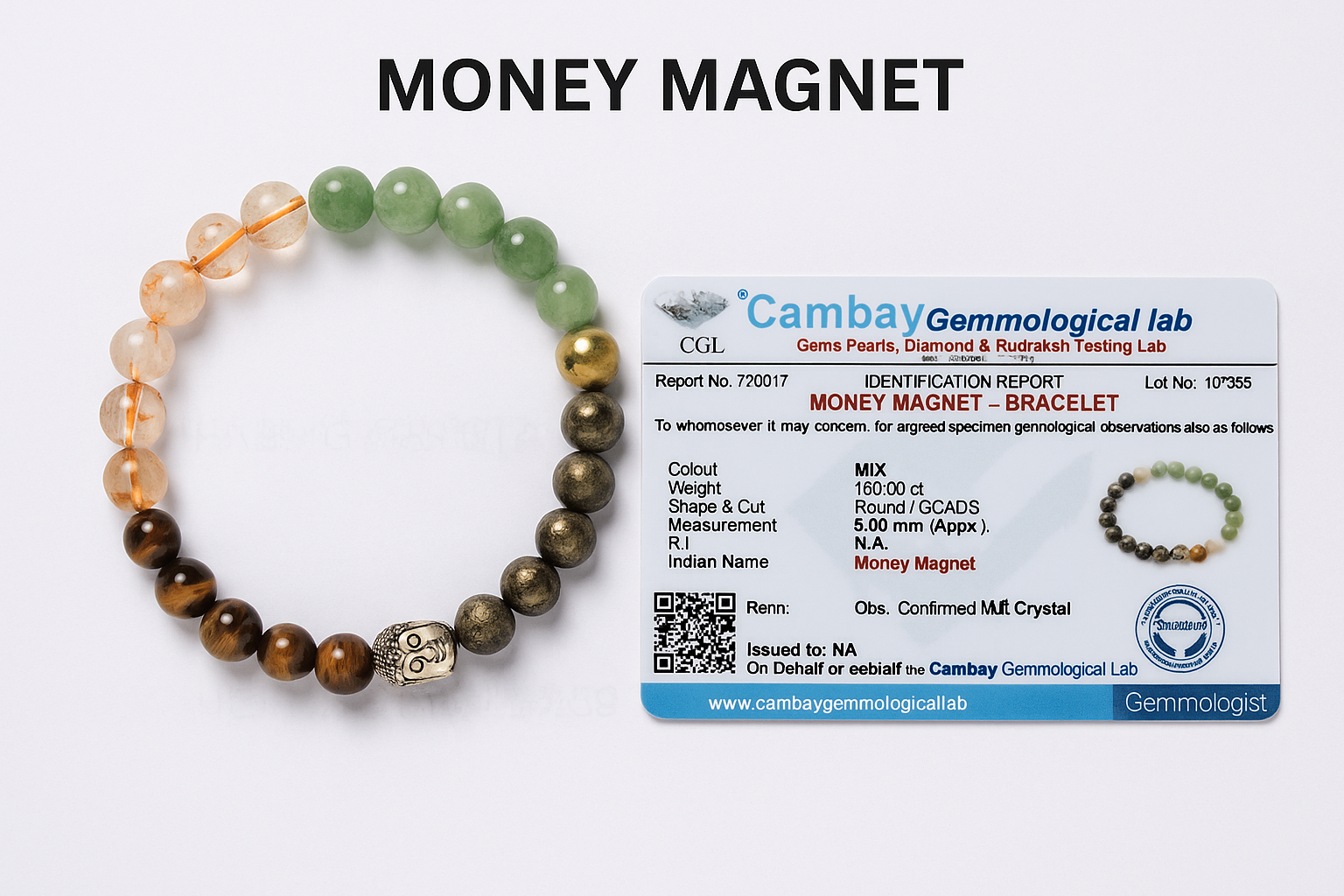 NATURAL MONEY MAGNET  BRACELET 1