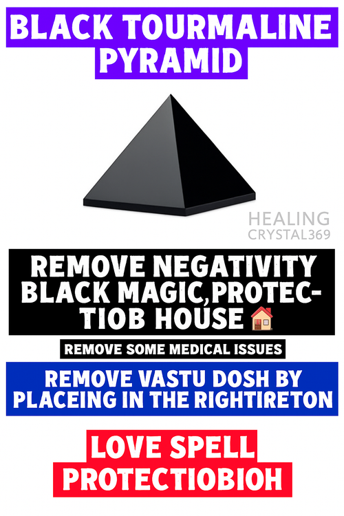 Black Tourmaline Pyramid