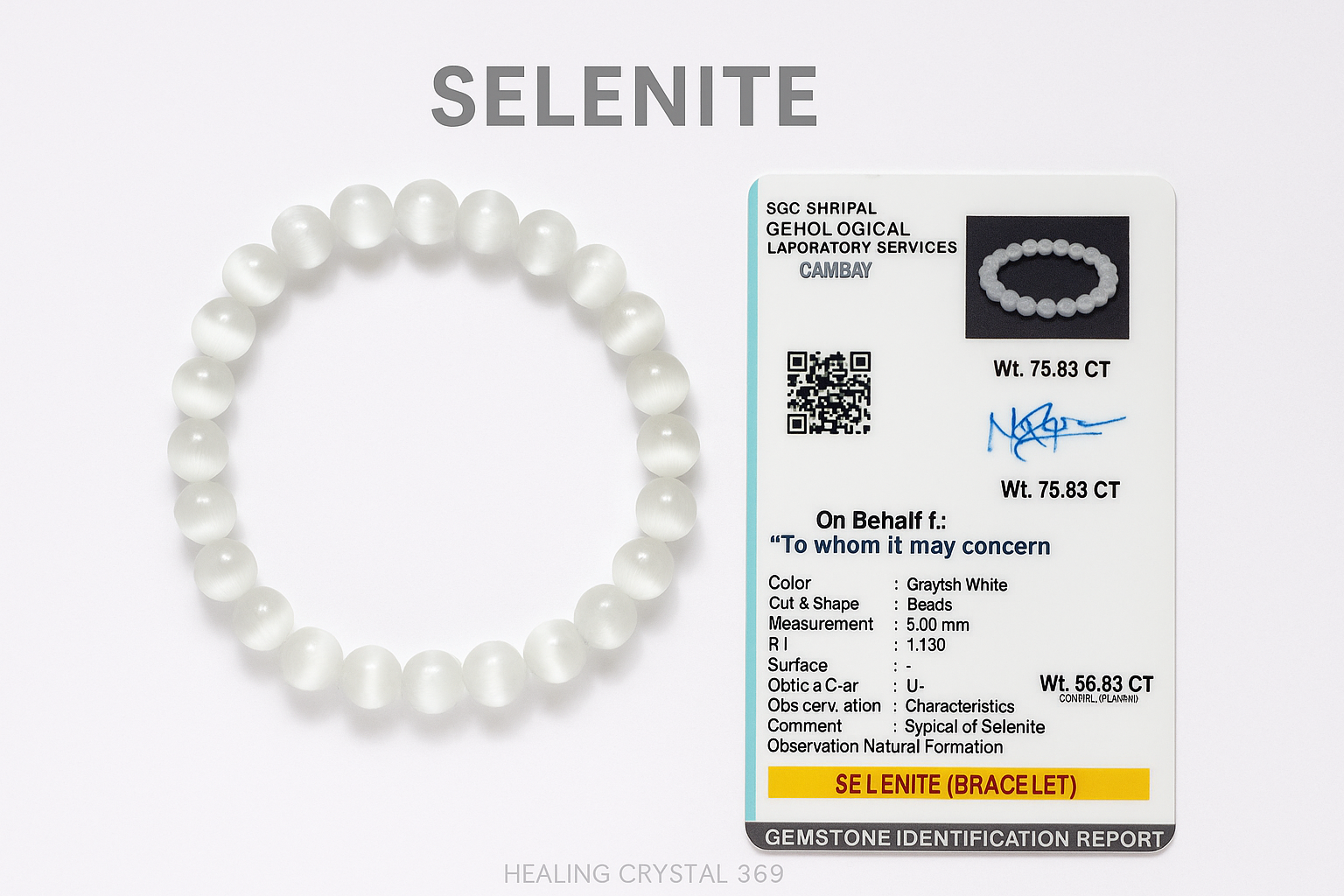 SELENITE BRACELET