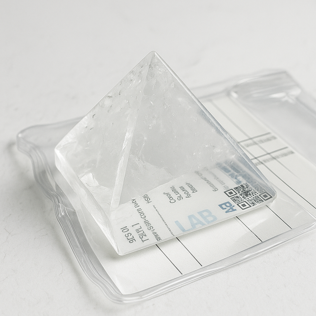 📦 Clear Quartz Pyramid