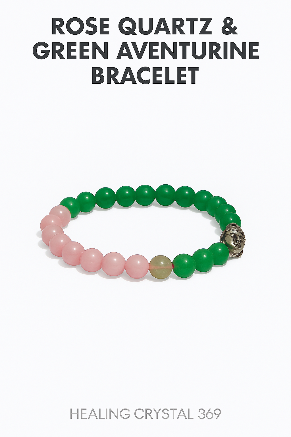 Rose Quartz & Green Aventurine Bracelet