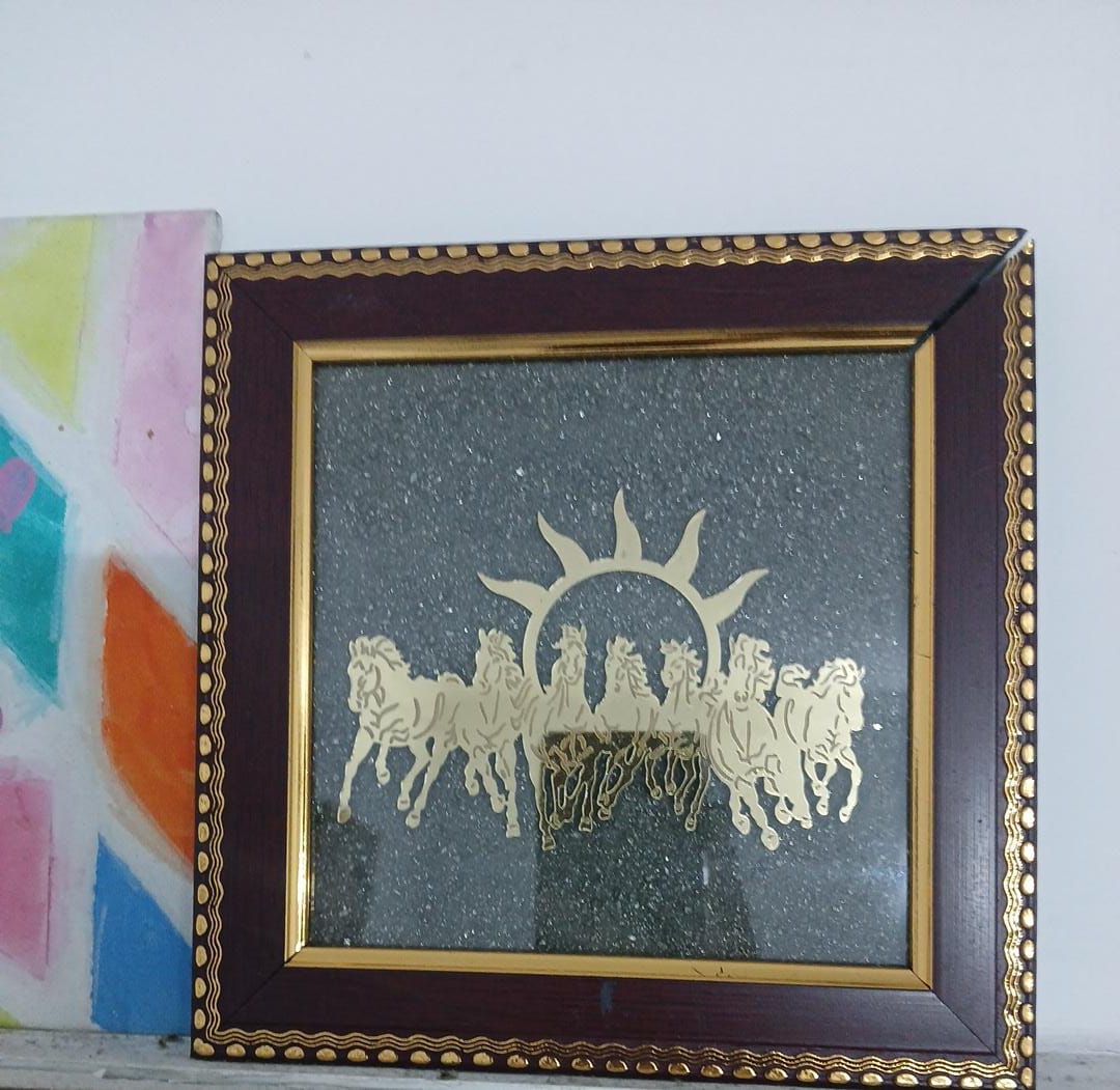 ⭐️ 7 Horses Pyrite Frame